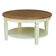 International Concepts Vista Solid Wood Round Coffee Table
