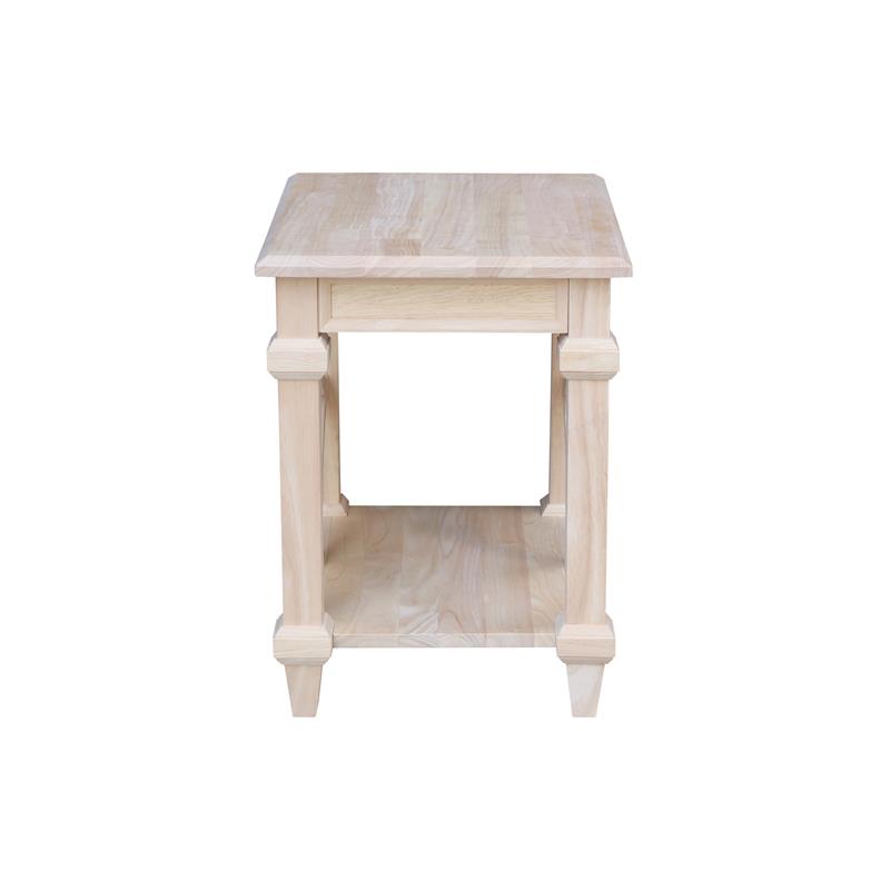 International Concepts Josephine Solid Wood End Table
