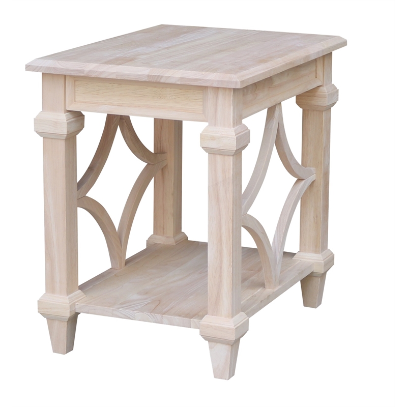 International Concepts Josephine Solid Wood End Table