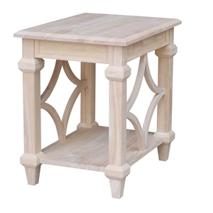 josephine solid wood end table