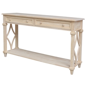 josephine solid wood console/sofa table