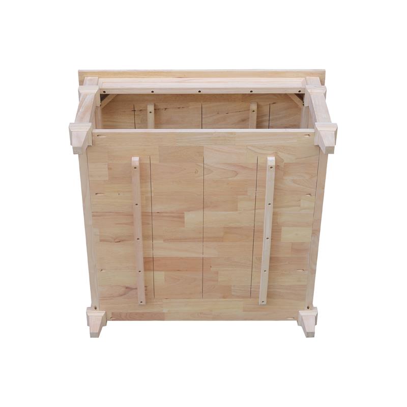 International Concepts Josephine Square Solid Wood Coffee Table