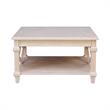 International Concepts Josephine Square Solid Wood Coffee Table