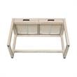 International Concepts Carson Solid Wood Desk with Two Drawers