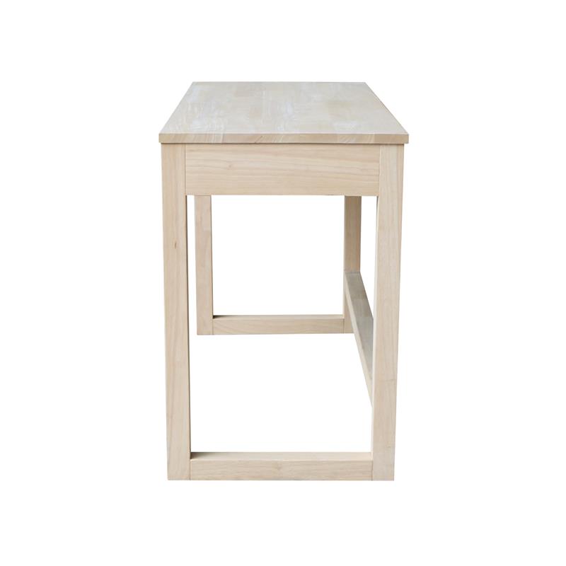 International Concepts Carson Solid Wood Desk with Two Drawers