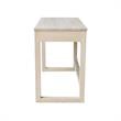 International Concepts Carson Solid Wood Desk with Two Drawers
