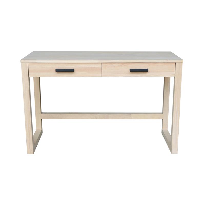International Concepts Carson Solid Wood Desk with Two Drawers