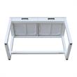 International Concepts Carson Wood Desk with Two Drawers