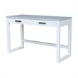 International Concepts Carson Wood Desk with Two Drawers and Chair