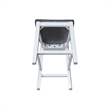 Ava Solid Wood Counterheight Stool - in White/Heather Gray