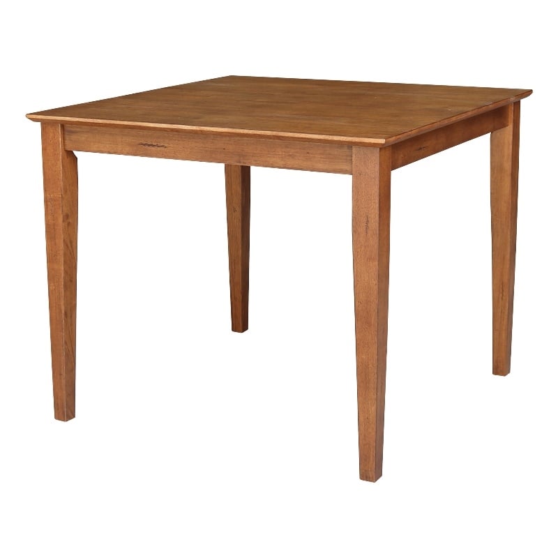 36 x 36 in. Solid Wood Dining Table with Shaker Styled Legs