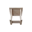 International Concepts LaCasa Solid Wood End Table - Unfinished