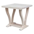 International Concepts LaCasa Solid Wood End Table - Unfinished