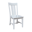 International Concepts Ava Solid Wood Dining Chairs - Set of 2 in White