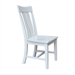 International Concepts Ava Solid Wood Dining Chairs - Set of 2 in White