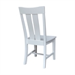 International Concepts Ava Solid Wood Dining Chairs - Set of 2 in White