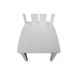 International Concepts Ava Solid Wood Dining Chairs - Set of 2 in White