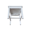 International Concepts Ava Solid Wood Dining Chairs - Set of 2 in White