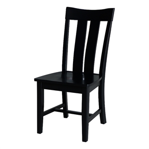 ava solid wood dining chairs - set of 2