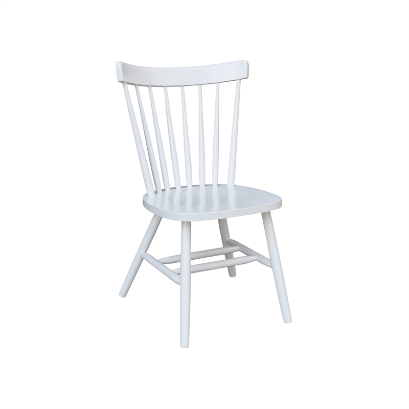 International Concepts Copenhagen Solid Wood Chair in White