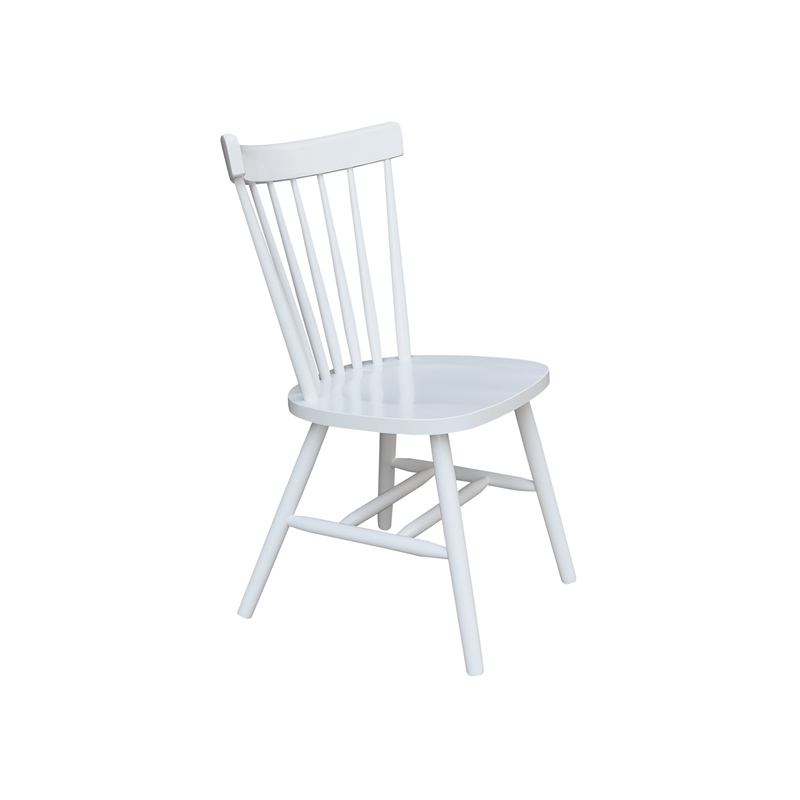International Concepts Copenhagen Solid Wood Chair in White