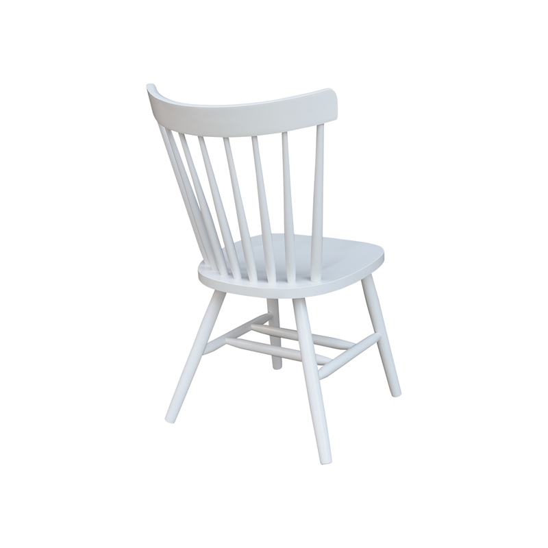International Concepts Copenhagen Solid Wood Chair in White