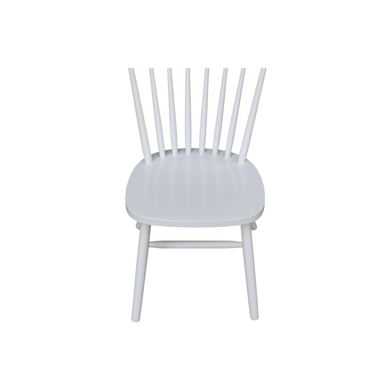 International Concepts Copenhagen Solid Wood Chair in White