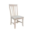 International Concepts Set of 2 Weston Solid Wood Chairs in Unfinished