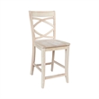 International Concepts Milano Solid Wood Counterheight Stool - 24
