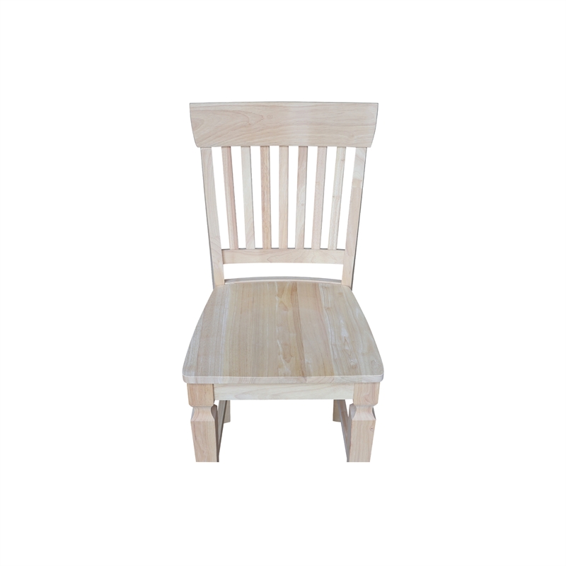 International Concepts Vista Solid Wood Counterheight Stool - 24