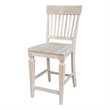 International Concepts Vista Solid Wood Counterheight Stool - 24