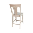 International Concepts Elle Soild Wood Counterheight Stool - 24