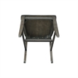 International Concepts Set of Two Solid Wood Soma Fan Back Dining Chairs in Coal