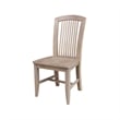 International Concepts Set of Two Solid Wood Soma Mission Dining Chairs in Flax