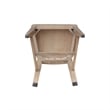 International Concepts Set of Two Solid Wood Soma Mission Dining Chairs in Flax