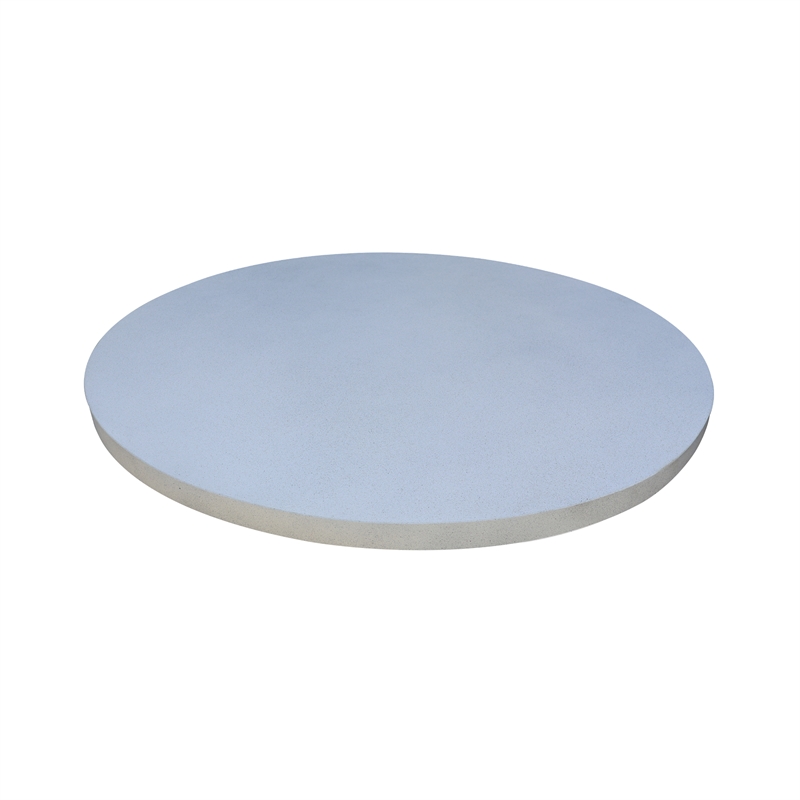 Outdoor Teak Wood Patio Dining Table with Polystone Top - Natural