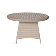 International Concepts Outdoor Aluminum Wicker Patio Dining Table - Natural