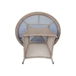 International Concepts Outdoor Aluminum Wicker Patio Dining Table - Natural
