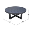 Outdoor Woven Abaca Rope Patio Set With Coffee Table and 2 Swivel Rocking Chairs