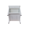 International Concepts Solid Wood Nightstand with 1 Drawer in White