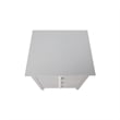 International Concepts Solid Wood Bedroom Nightstand with 3 Drawers in White