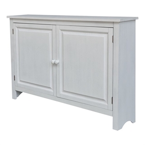 International Concepts 34&quot High Solid Wood Hall Storage Cabinet Cupboard