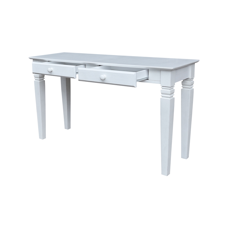 International Concepts Wood Java Console Table with 2 Drawers