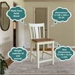 International Concepts San Remo Counter Height Dining Stool - 24