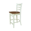 International Concepts Emily Counter Height Dining Stool 24 Inch Seat Height