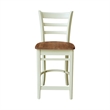 International Concepts Emily Counter Height Dining Stool 24 Inch Seat Height