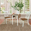 Small Dual Drop Leaf Table with Two Chairs - 3 Piece Set - Multi-Color