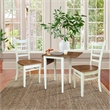 Small Dual Drop Leaf Table with Two Chairs - 3 Piece Set - Multi-Color