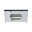 International Concepts Solid Wood Barn Door Server - Soft White