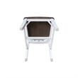 International Concepts Set of Two Cafe Dining Chairs in White